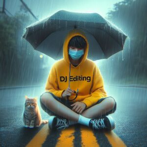 Umbrella T-Shirt Name AI Photo Editing