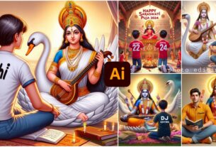 Saraswati Puja Ai Photo Editing Prompt Link 2024 – Bing Image Creator