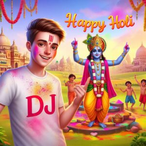 How to generate 3D photos of Holi using Bing AI
